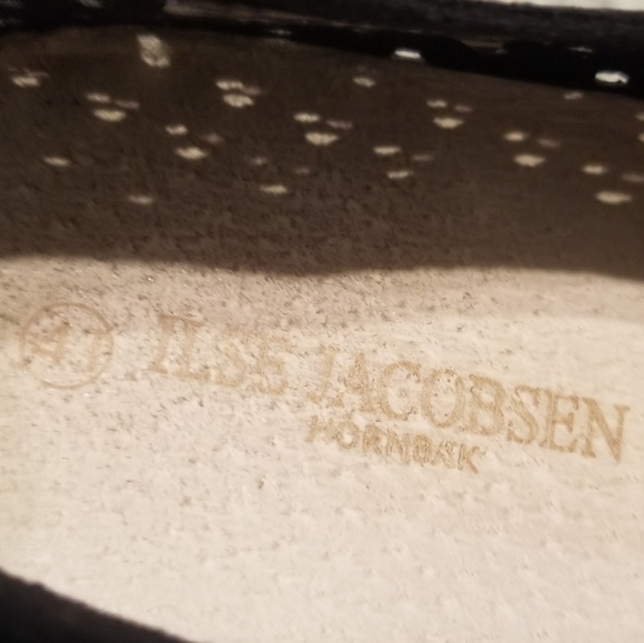 Ilse Jacobsen Hornbak Tulip Slip on Sneaker Perforate Black Size 41 - Picture 13 of 16